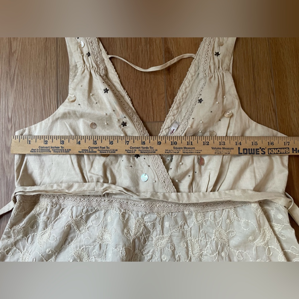 Vintage embellished babydoll tank - Picture 9 of 10